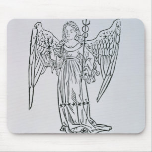 Tapis De Souris Vierge (la Vierge) une illustration du 'Poeti