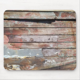 Tapis De Souris Vieux bois rustique bateau en bois plank