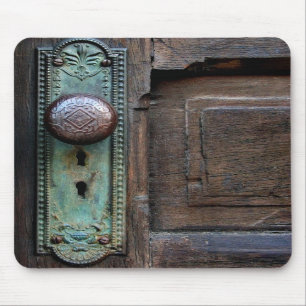 Tapis de souris - "vieux bouton de porte" par