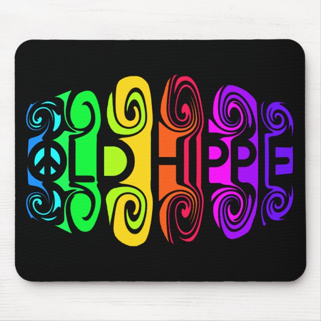 Tapis De Souris VIEUX HIPPIE mousepac (Devant)