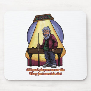 Tapis De Souris Vieux joueurs de piscine