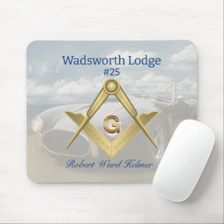 Tapis De Souris Vieux voiture Masonic
