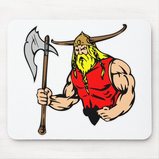 Tapis De Souris Viking noir (Devant)