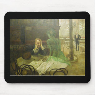 Tapis De Souris Viktor Oliva. Buveur d'absinthe