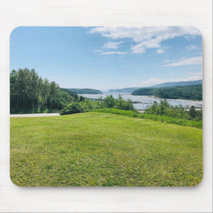 Tapis De Souris village paysage vrai photo