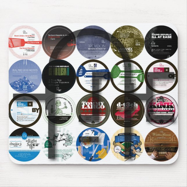 Tapis De Souris Ville 20ème Mousepad de spatule (Devant)