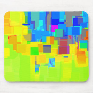 Tapis De Souris "Ville dans le ciel" Art géométrique