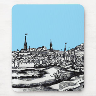 Tapis De Souris Ville de Lübeck dans le nord de l'Allemagne