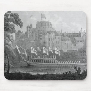 Tapis De Souris Ville de péniche d'état de Londres