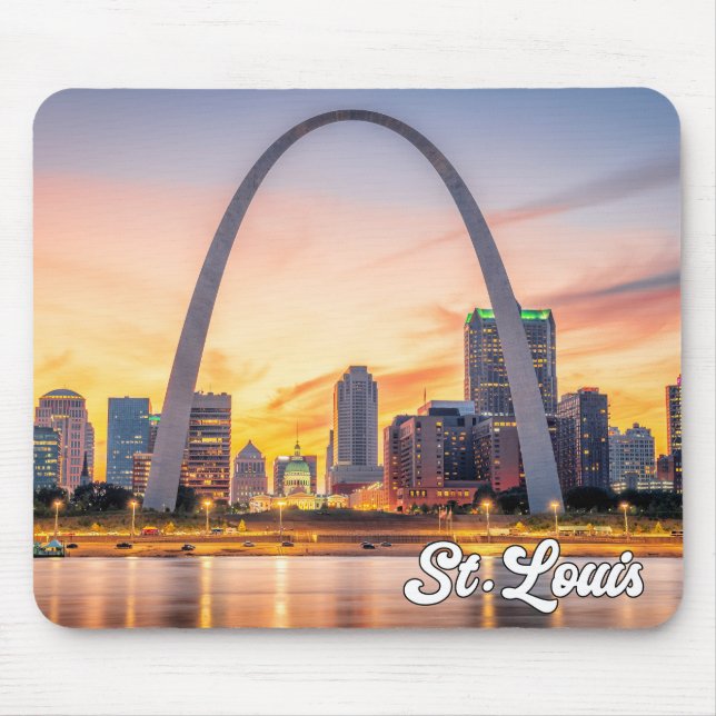 Tapis De Souris Ville De St. Louis, Missouri, États-Unis (Devant)