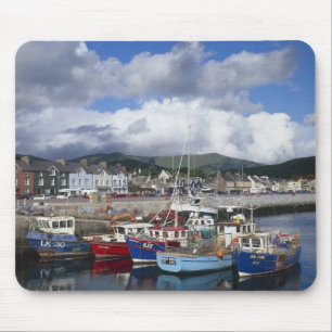 Tapis De Souris Ville et port, Dingle, comté de Kerry,