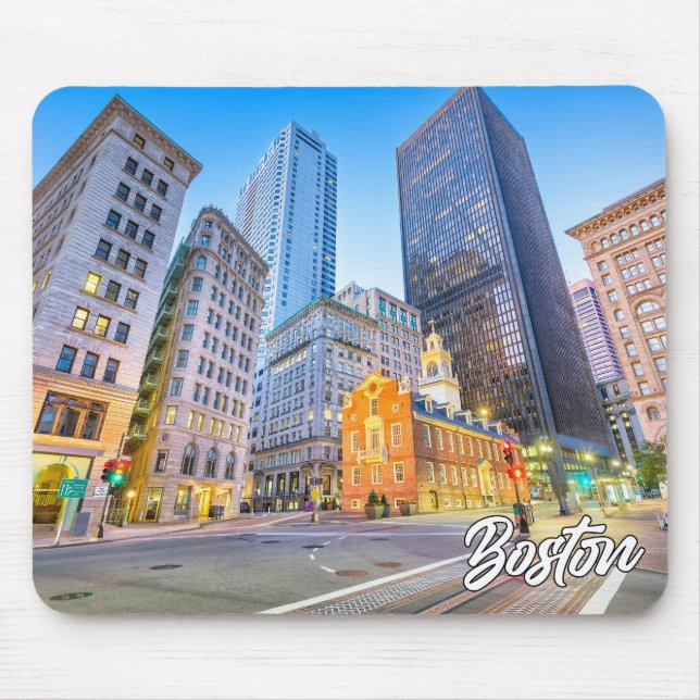 Tapis De Souris Ville Historique De Boston, Massachusetts, États-U (Devant)