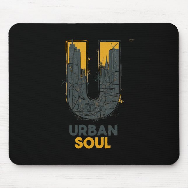 Tapis De Souris Ville urbaine de Soul (Devant)