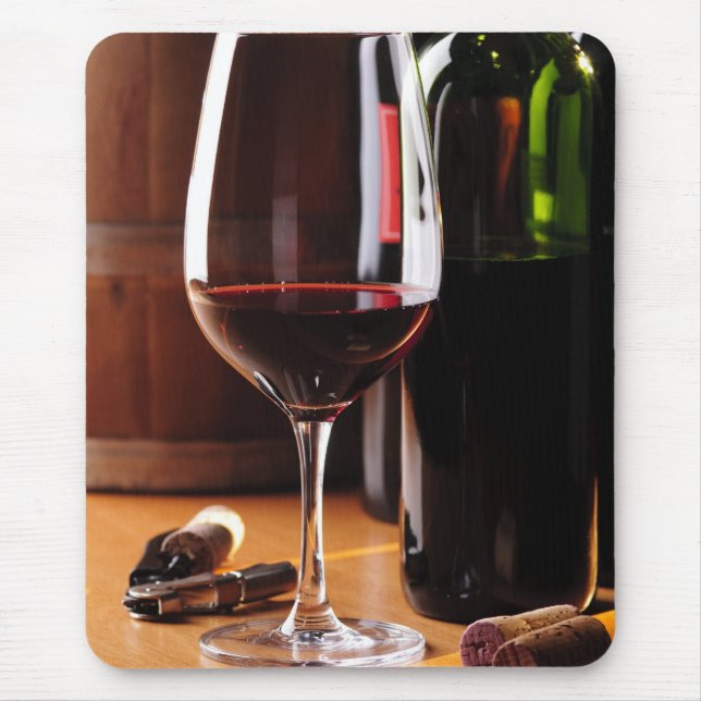 Tapis De Souris Vin rouge (Devant)