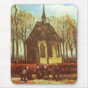 Tapis De Souris Vincent van Gogh - Chapelle à Nuenen, Églises