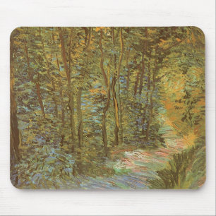Tapis De Souris Vincent van Gogh - Chemin dans les bois
