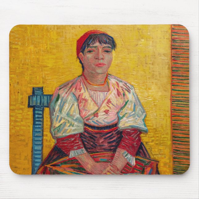 Tapis De Souris Vincent Van Gogh - La femme italienne (Devant)
