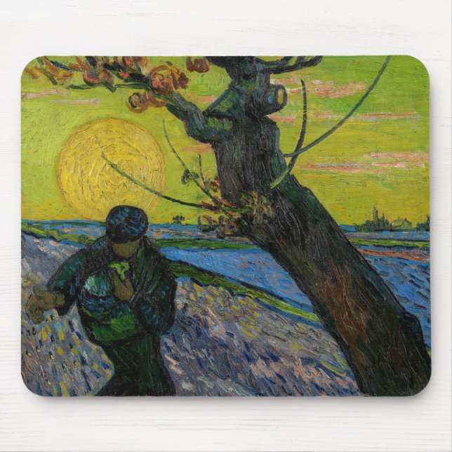 Tapis De Souris Vincent van Gogh - Le Sower (Devant)