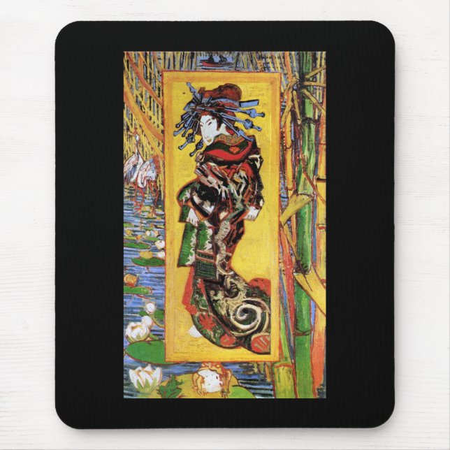 Tapis De Souris Vincent Van Gogh - Les Courtesans - Japonais Geish (Devant)