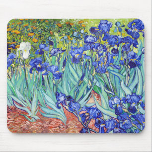 Tapis De Souris Vincent Van Gogh peignant les Iris