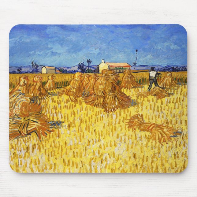 Tapis De Souris Vincent van Gogh - Récolte en Provence (Devant)