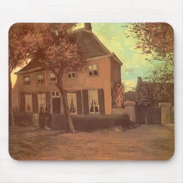 Tapis De Souris Vincent van Gogh - Vicarage à Nuenen (Devant)