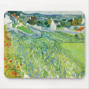 Tapis De Souris Vincent van Gogh - Vignobles à Auvers