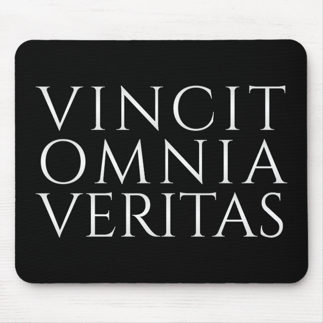 TAPIS DE SOURIS VINCIT OMNIA VERITAS MOUSE PAD (Devant)