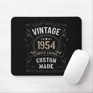 Tapis De Souris Vintage 1954 Limited Edition Personnalisé