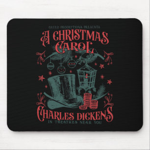 Tapis De Souris Vintage A Christmas Carol Xmas Light Academia Lite