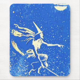 Tapis De Souris Vintage Andrew Lang Blue Fairy fée pavé de la sour