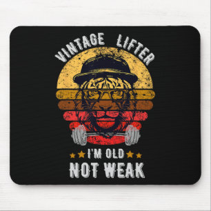 Tapis De Souris Vintage Ascenseur Je suis vieux pas faible