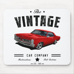 Tapis De Souris Vintage Car Company Red GTO