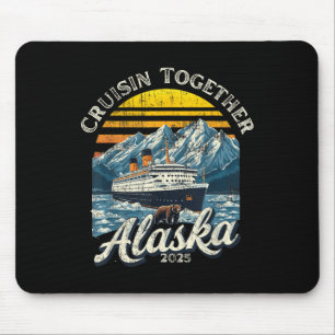 Tapis De Souris Vintage Cruisin Ensemble Alaska 2025 Famille d'ami