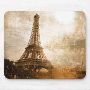 Tapis de souris vintage de Tour Eiffel
