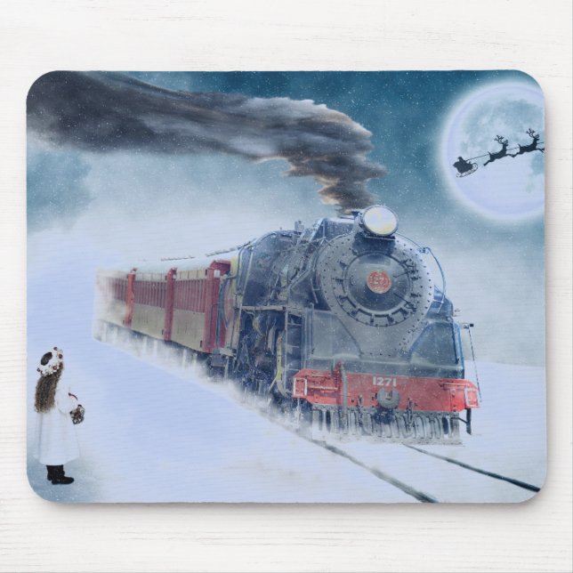 Tapis de souris vintage de train (Devant)