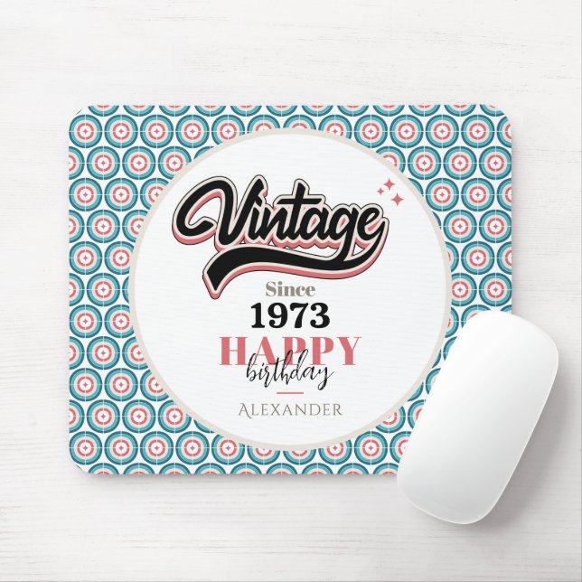 Tapis De Souris Vintage depuis - 1973 (Avec souris)