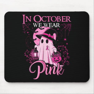 Tapis De Souris Vintage En Octobre Nous Portons Nk Ribbon Ghost Ha