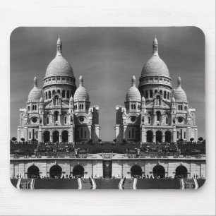 Tapis De Souris Vintage France Paris Sacre Coeur Basilica