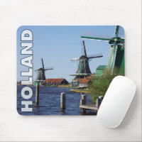 Vintage Hollandais Rouge Blanc Vert Vent Photo
