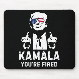 Tapis De Souris Vintage Kamala Vous êtes Fired ! Trump 2024
