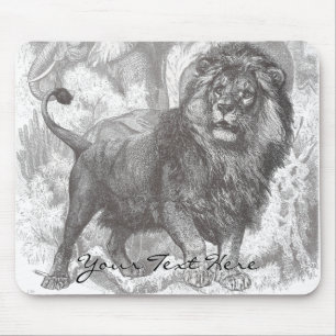 Tapis De Souris Vintage Lion Mousepad