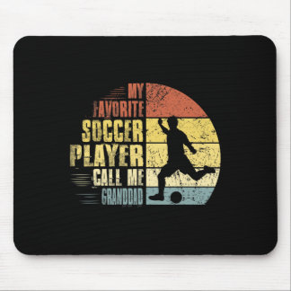 Tapis De Souris Vintage Mon Joueur De Football Favori M'appelle Gr