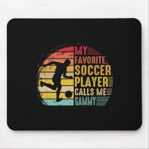Tapis De Souris Vintage Mon Joueur De Football Préféré M'appelle M