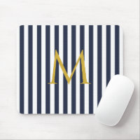 Vintage Monogramme Marine Bleu & Blancs Gratuits