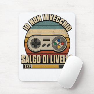 Tapis De Souris Vintage Retro Italien Joueur Niveau Supérieur