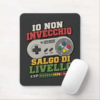 Tapis De Souris Vintage Rétro Italien Joueur Niveau Supérieur