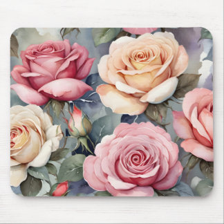 Tapis De Souris Vintage roses