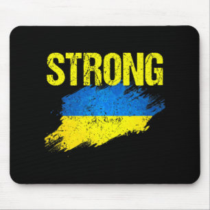 Tapis De Souris Vintage Rtro Fort Ukraine Drapeau Ukrainien Hommes