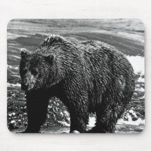 Tapis De Souris Vintage USA Alaska brun ours Coque-Mate iPhone Cas
